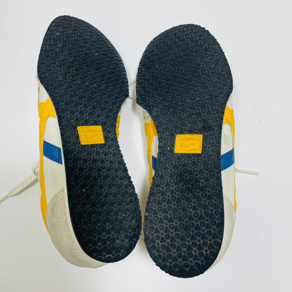 Onitsuka Tiger Serrano Sneakers White Yellow Blue – Women’s US 4 /Youth US 3 - Picture 8 of 9
